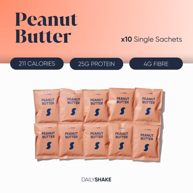 Peanut Butter Meal Replacement Sachets – 10 Pack