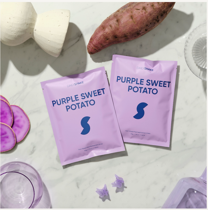 Purple Sweet Potato meal replacement sachets 1